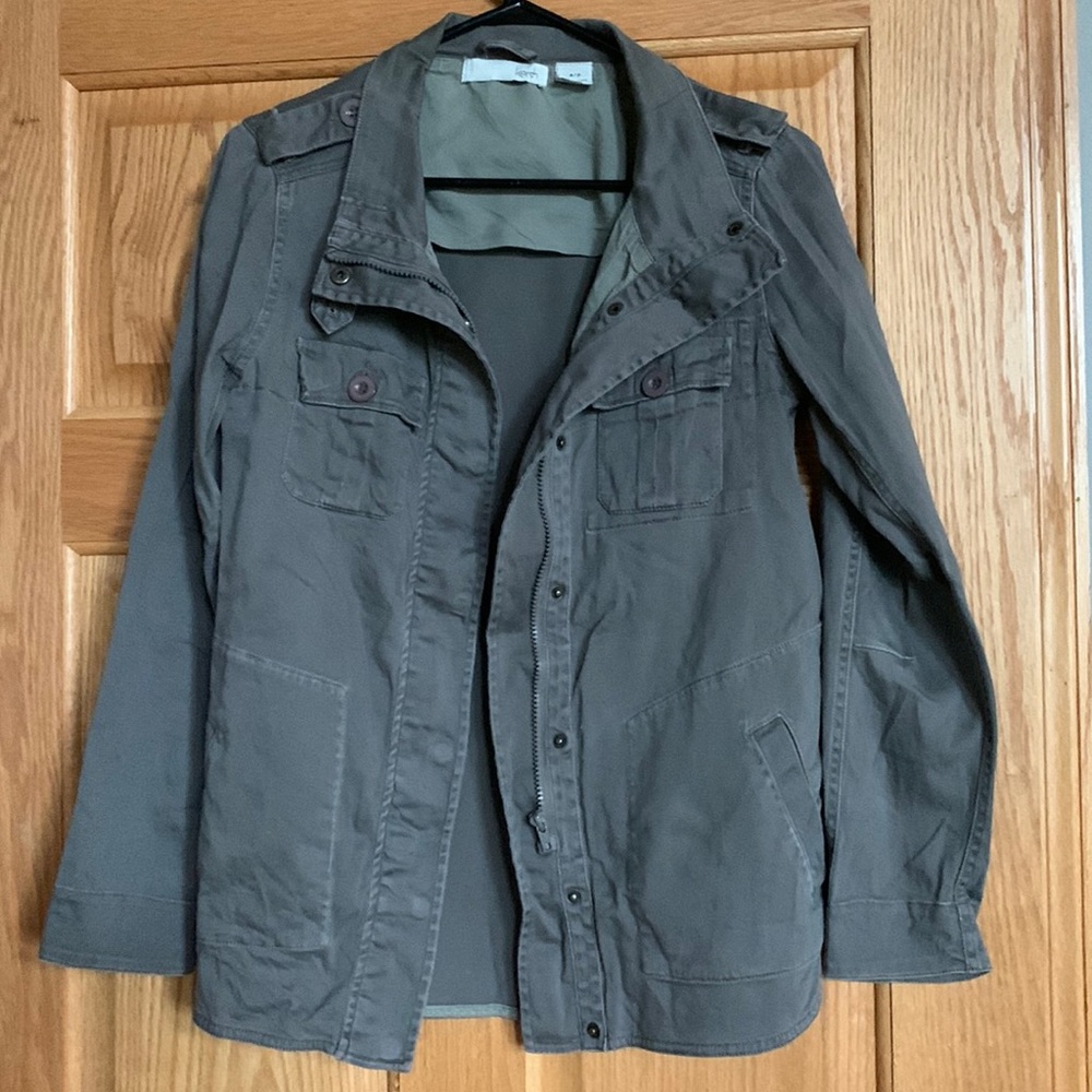Kersh warm gray utility jacket size S